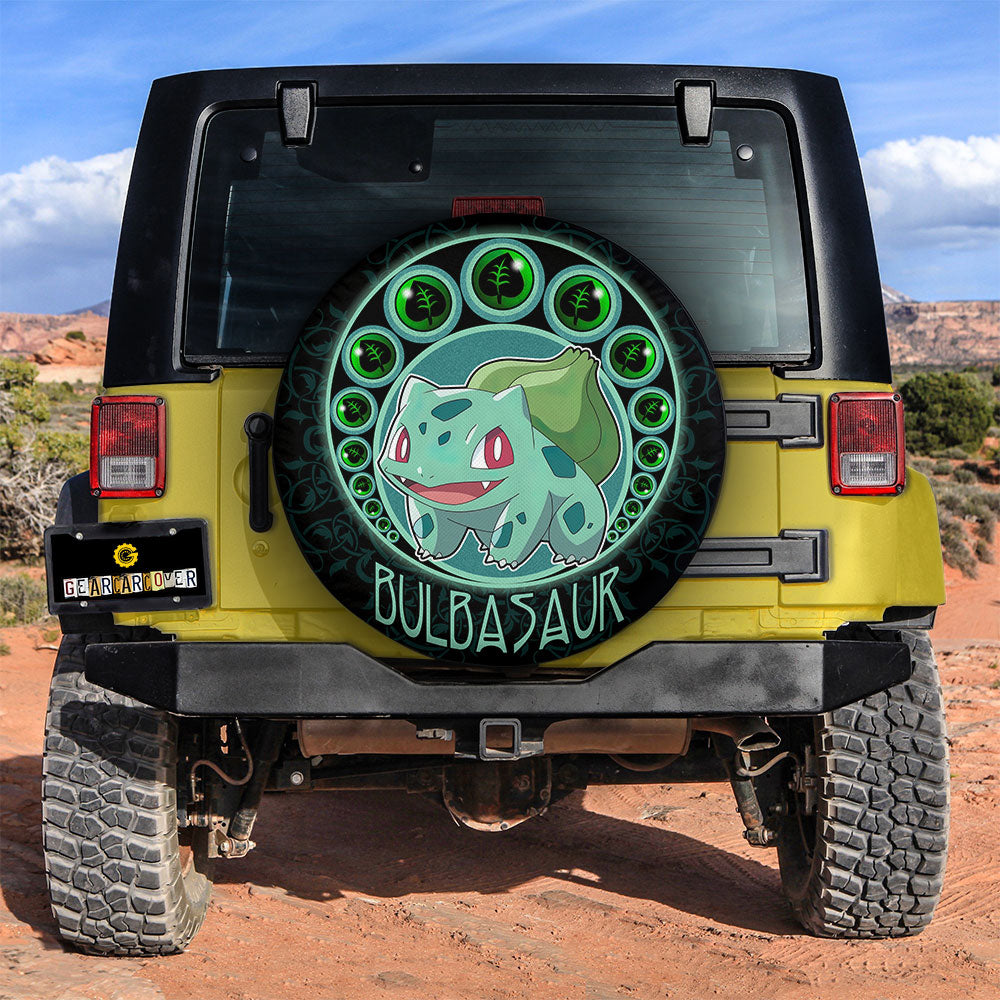 Bulbasaur Spare Tire Cover Custom Anime For Fans - Gearcarcover - 2