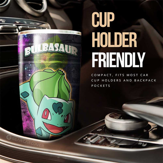 Bulbasaur Tumbler Cup Custom Anime Galaxy Manga Style - Gearcarcover - 2