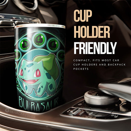 Bulbasaur Tumbler Cup Custom Anime - Gearcarcover - 2