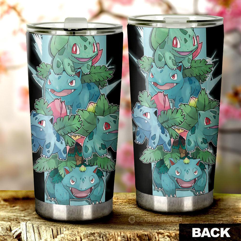 Bulbasaur Tumbler Cup Custom Car Accessories For Fans - Gearcarcover - 2
