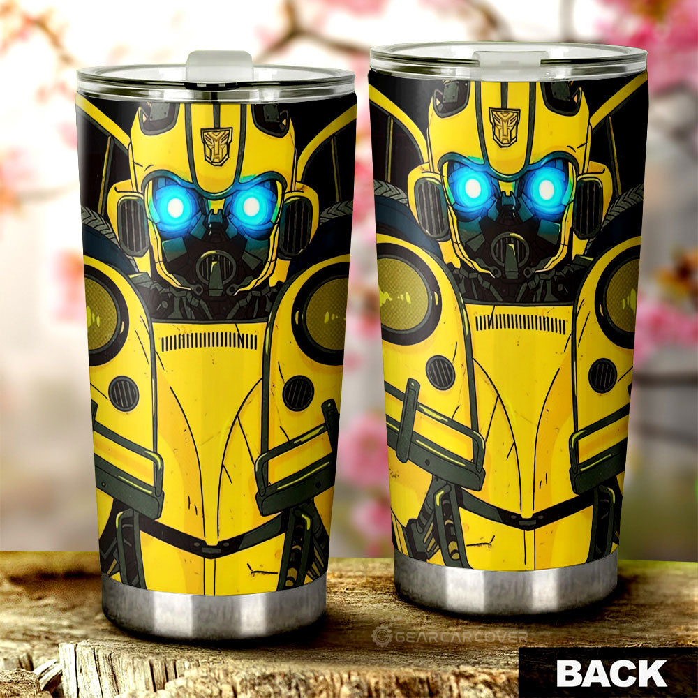 Bumblebee Tumbler Cup Custom Transformer Car Accessories - Gearcarcover - 2