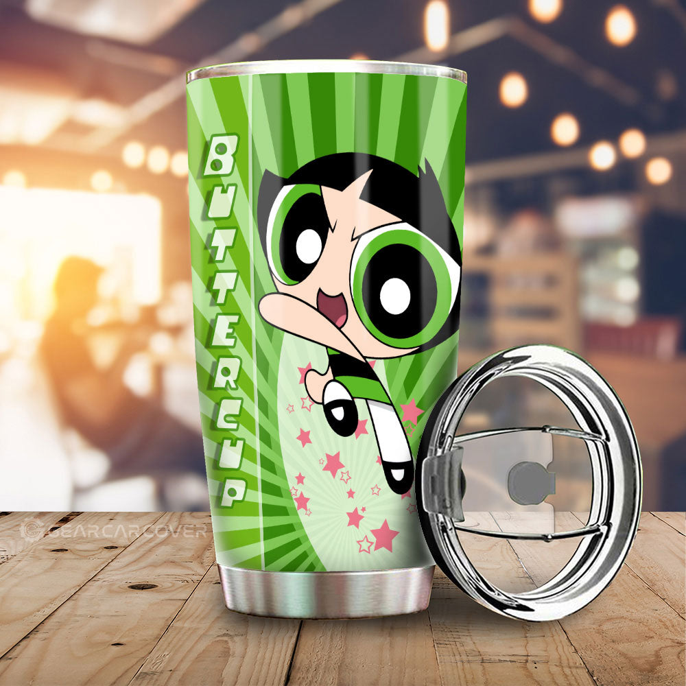 Buttercup The Powerpuff Girls Tumbler Cup Custom Car Accessories - Gearcarcover - 2