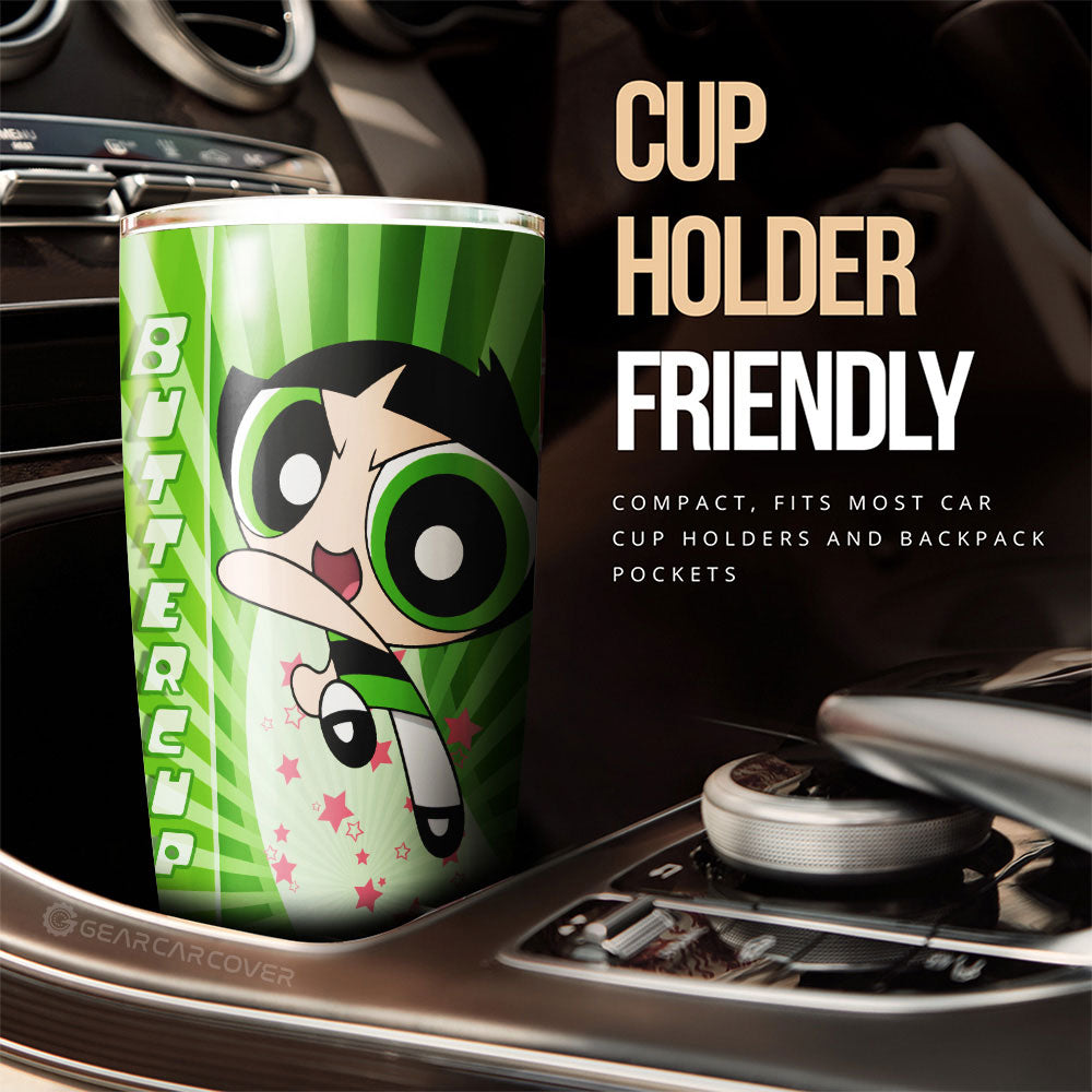 Buttercup The Powerpuff Girls Tumbler Cup Custom Car Accessories - Gearcarcover - 3
