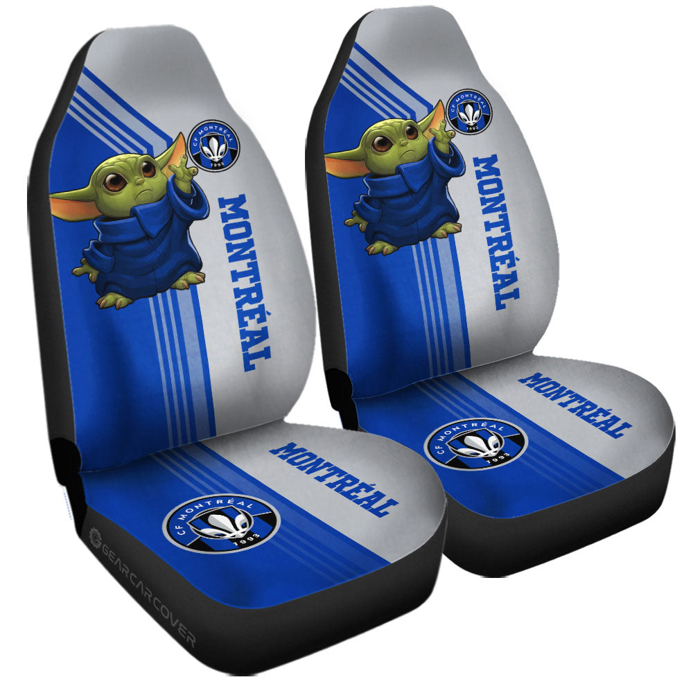 CF Montréal Car Seat Covers Baby Yoda Car Accessories - Gearcarcover - 3