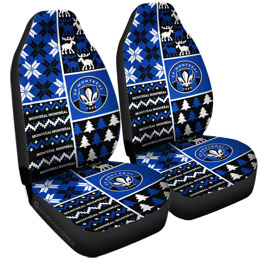 CF Montréal Car Seat Covers Custom Ugly Style Car Accessories - Gearcarcover - 3