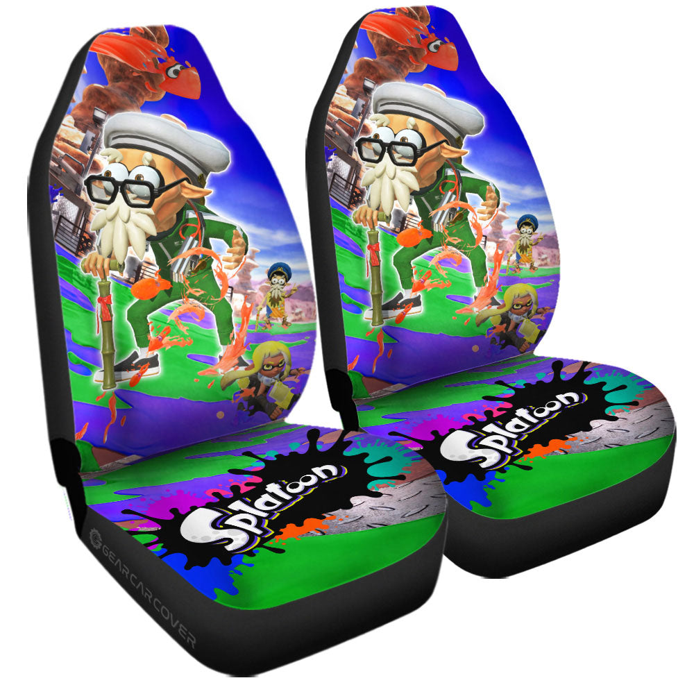 Captain Craig Cuttlefish Splatoon Car Seat Covers Custom Car Accessories - Gearcarcover - 3