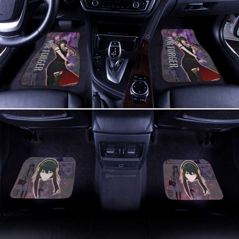 Car Floor Mats Custom Yor Forger Galaxy Style Car Accessories - Gearcarcover - 3