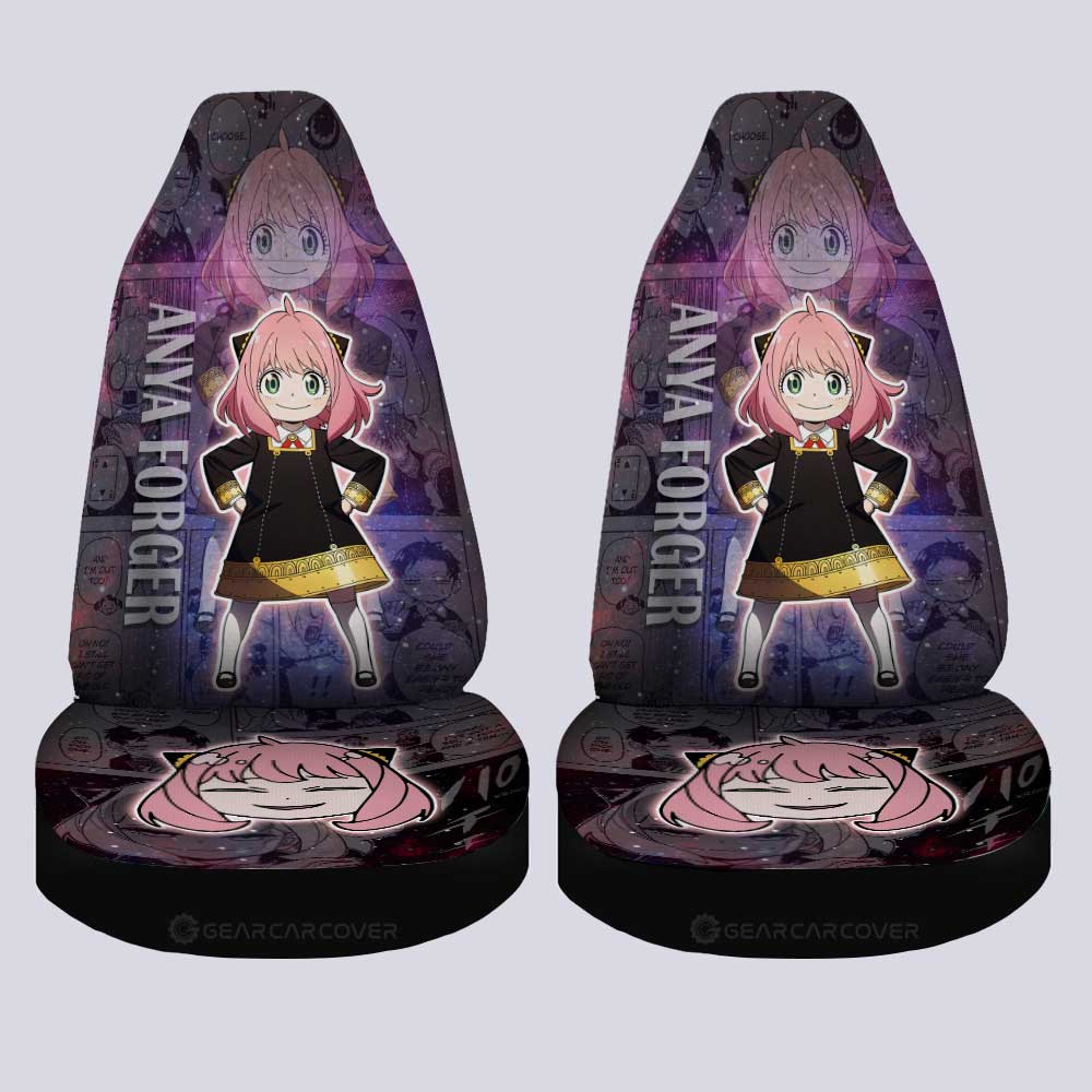Car Seat Covers Custom Anya Forger Galaxy Style Car Accessories - Gearcarcover - 4