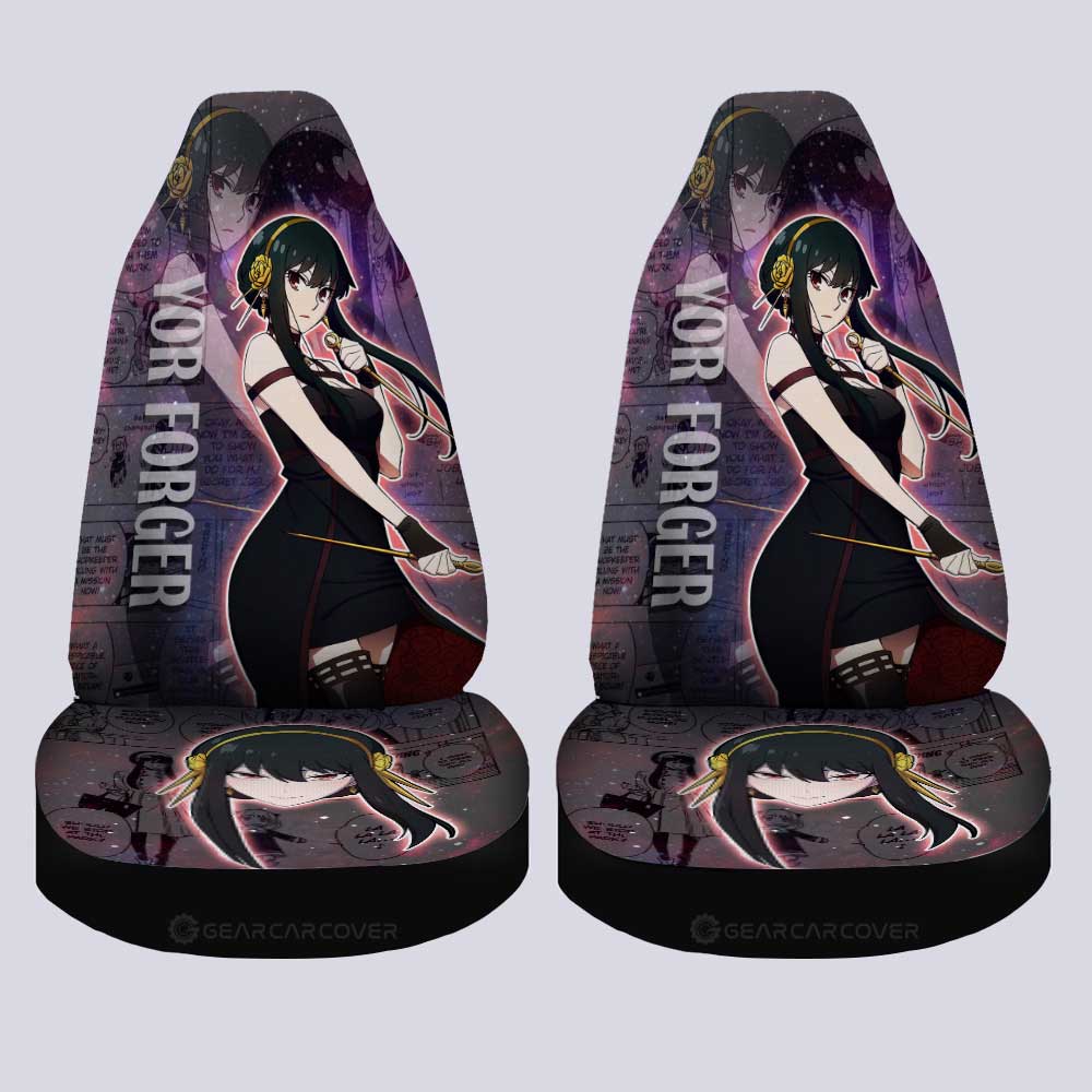 Car Seat Covers Custom Yor Forger Galaxy Style Car Accessories - Gearcarcover - 4