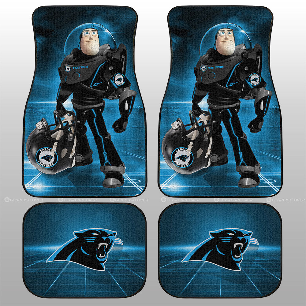 Carolina Panthers Car Floor Mats Custom Car Accessories For Fan - Gearcarcover - 1