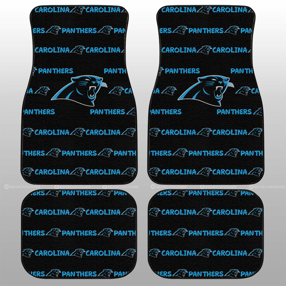 Carolina Panthers Car Floor Mats Sporty Team Collection - Gearcarcover - 1