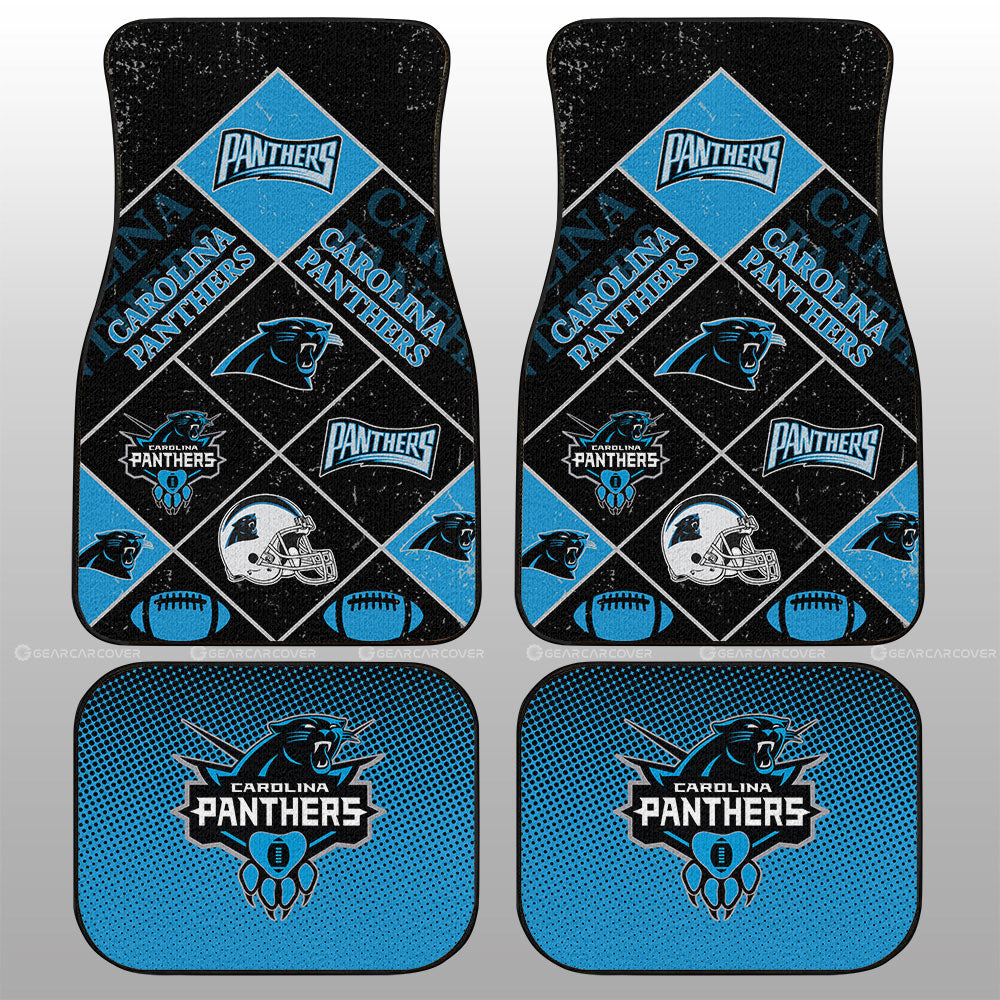 Carolina Panthers Car Floor Mats Sporty Team Collection - Gearcarcover - 1