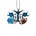 Carolina Panthers Ornament Personalized Uniforms Collection - Gearcarcover - 1