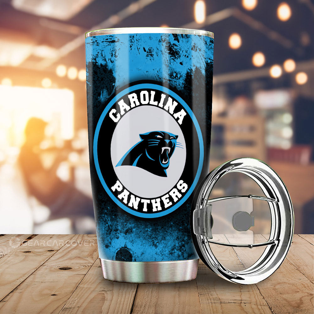 Carolina Panthers Tumbler Cup Custom Car Accessories - Gearcarcover - 2