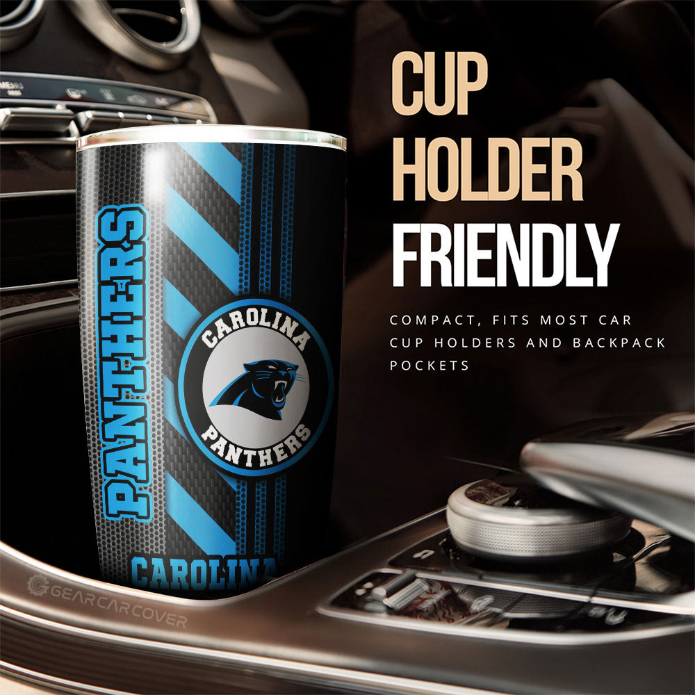 Carolina Panthers Tumbler Cup Custom Car Accessories - Gearcarcover - 3