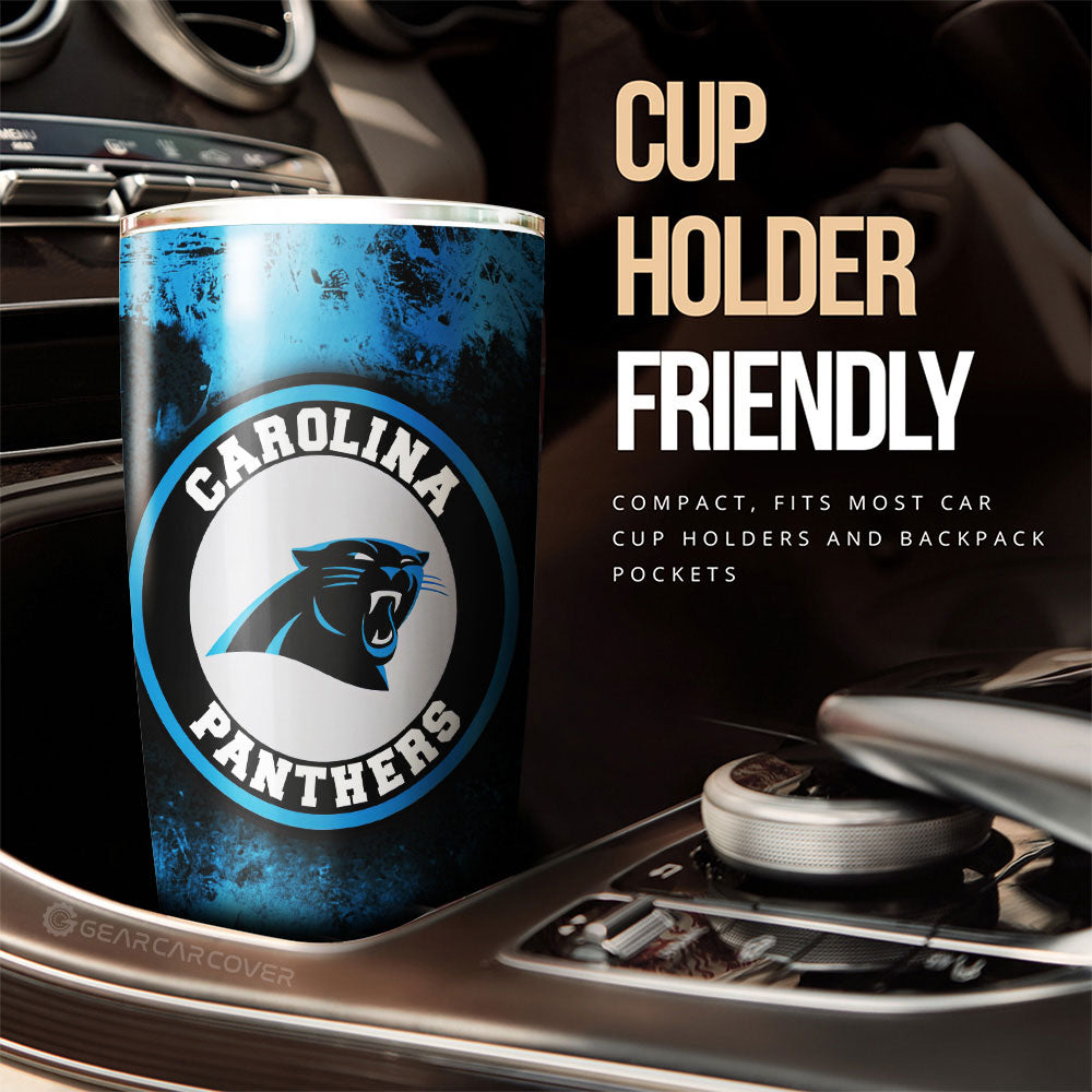 Carolina Panthers Tumbler Cup Custom Car Accessories - Gearcarcover - 3