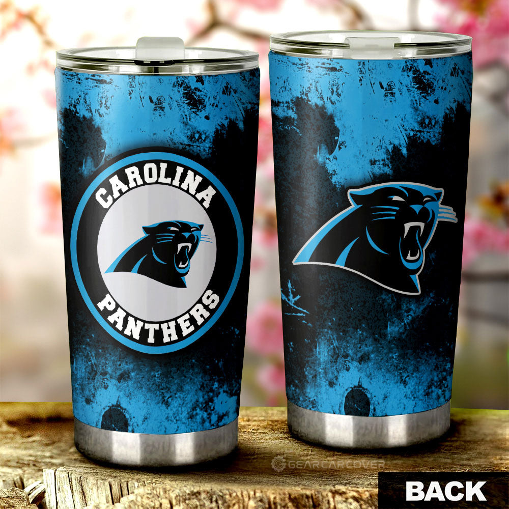 Carolina Panthers Tumbler Cup Custom Car Accessories - Gearcarcover - 1