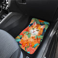 Cat Floral Car Floor Mats Custom Car Accessories - Gearcarcover - 3