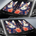 Cat Floral Car Sunshade Custom Car Accessories - Gearcarcover - 2