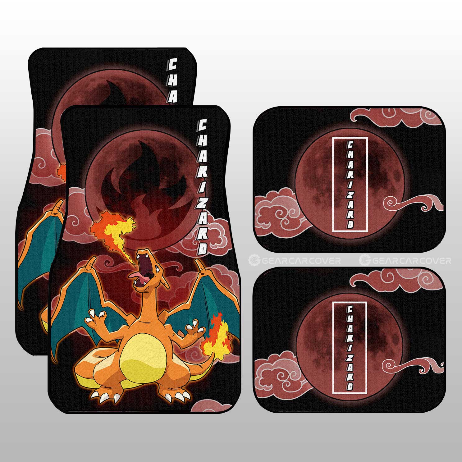 Charizard Car Floor Mats Custom Car Accessories For Fans - Gearcarcover - 1