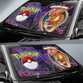 Charizard Car Sunshade Custom Anime Galaxy Manga Style - Gearcarcover - 3