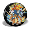Charizard Evolution Spare Tire Cover Custom Anime - Gearcarcover - 3