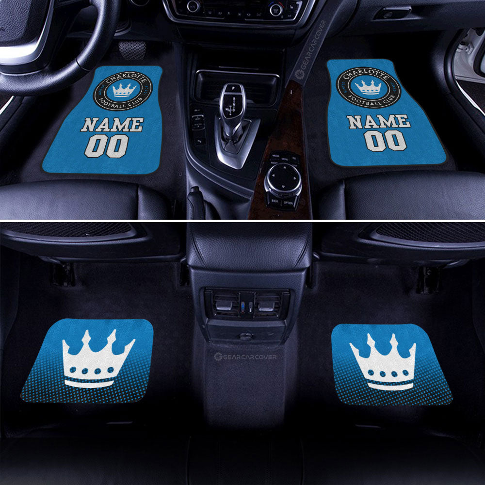 Charlotte FC Car Floor Mats Sporty Team Collection - Gearcarcover - 2