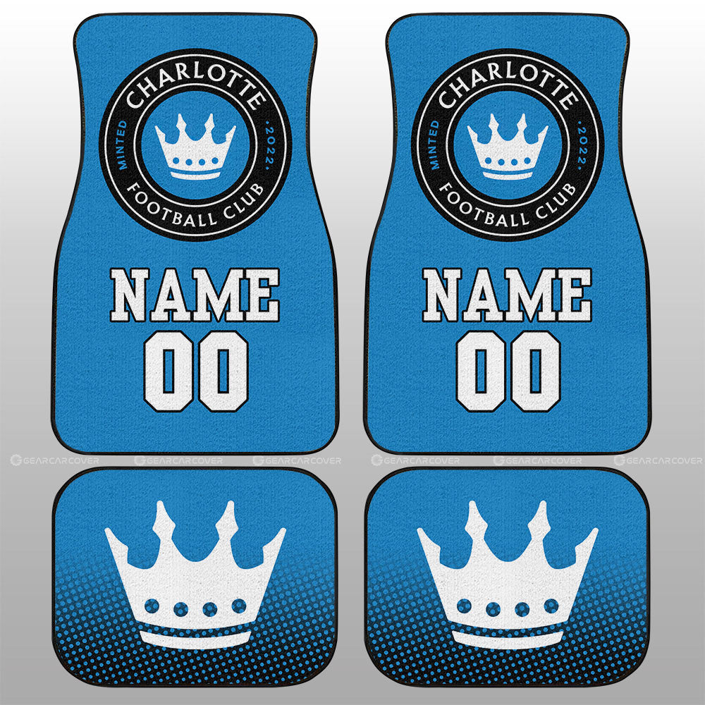 Charlotte FC Car Floor Mats Sporty Team Collection - Gearcarcover - 1