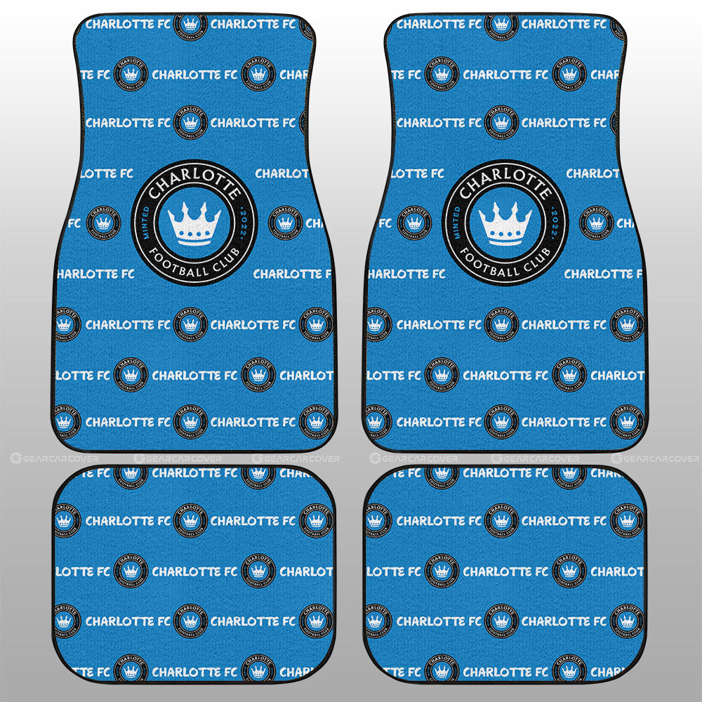 Charlotte FC Car Floor Mats Sporty Team Collection - Gearcarcover - 1