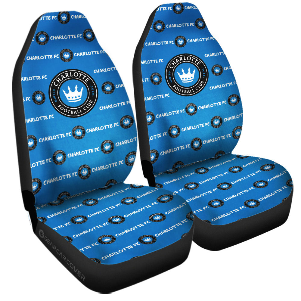 Charlotte FC Car Seat Covers Sporty Team Collection - Gearcarcover - 3
