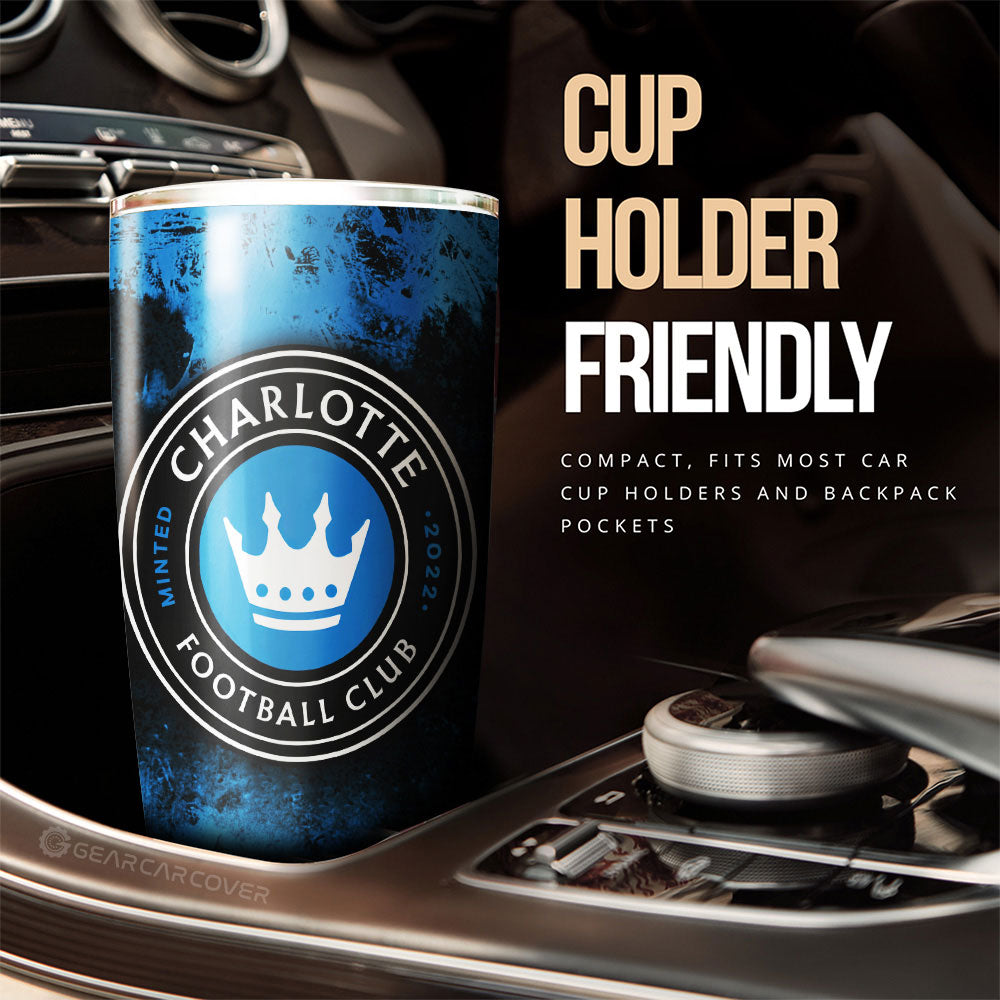 Charlotte FC Tumbler Cup Custom Car Accessories - Gearcarcover - 3