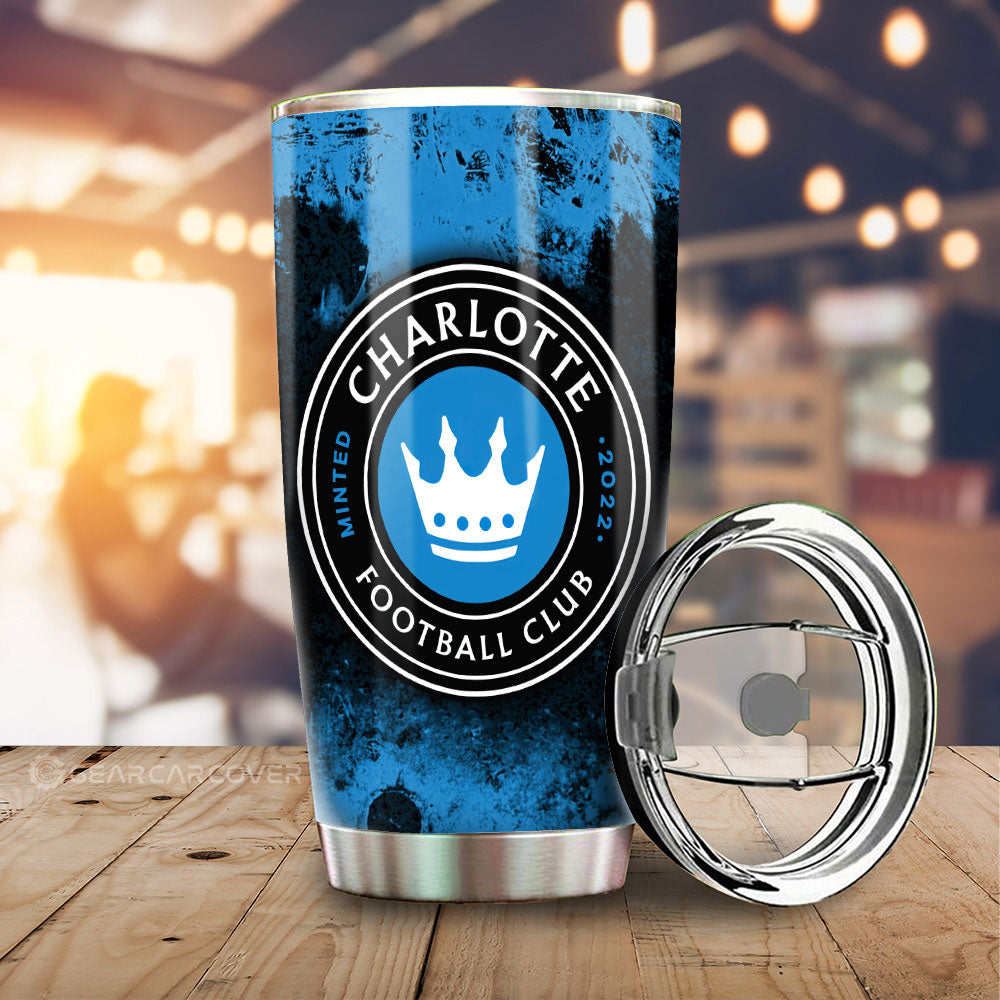 Charlotte FC Tumbler Cup Custom Car Accessories - Gearcarcover - 1