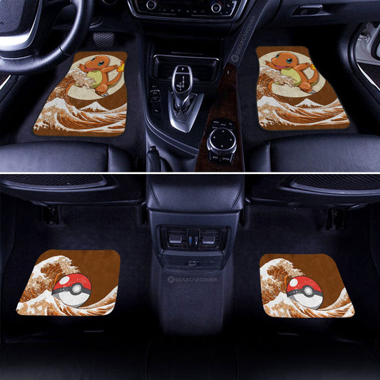 Charmander Car Floor Mats Custom Pokemon Car Accessories - Gearcarcover - 2