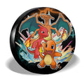 Charmander Evolution Spare Tire Cover Custom Anime - Gearcarcover - 3