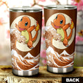 Charmander Tumbler Cup Custom Pokemon Car Accessories - Gearcarcover - 2