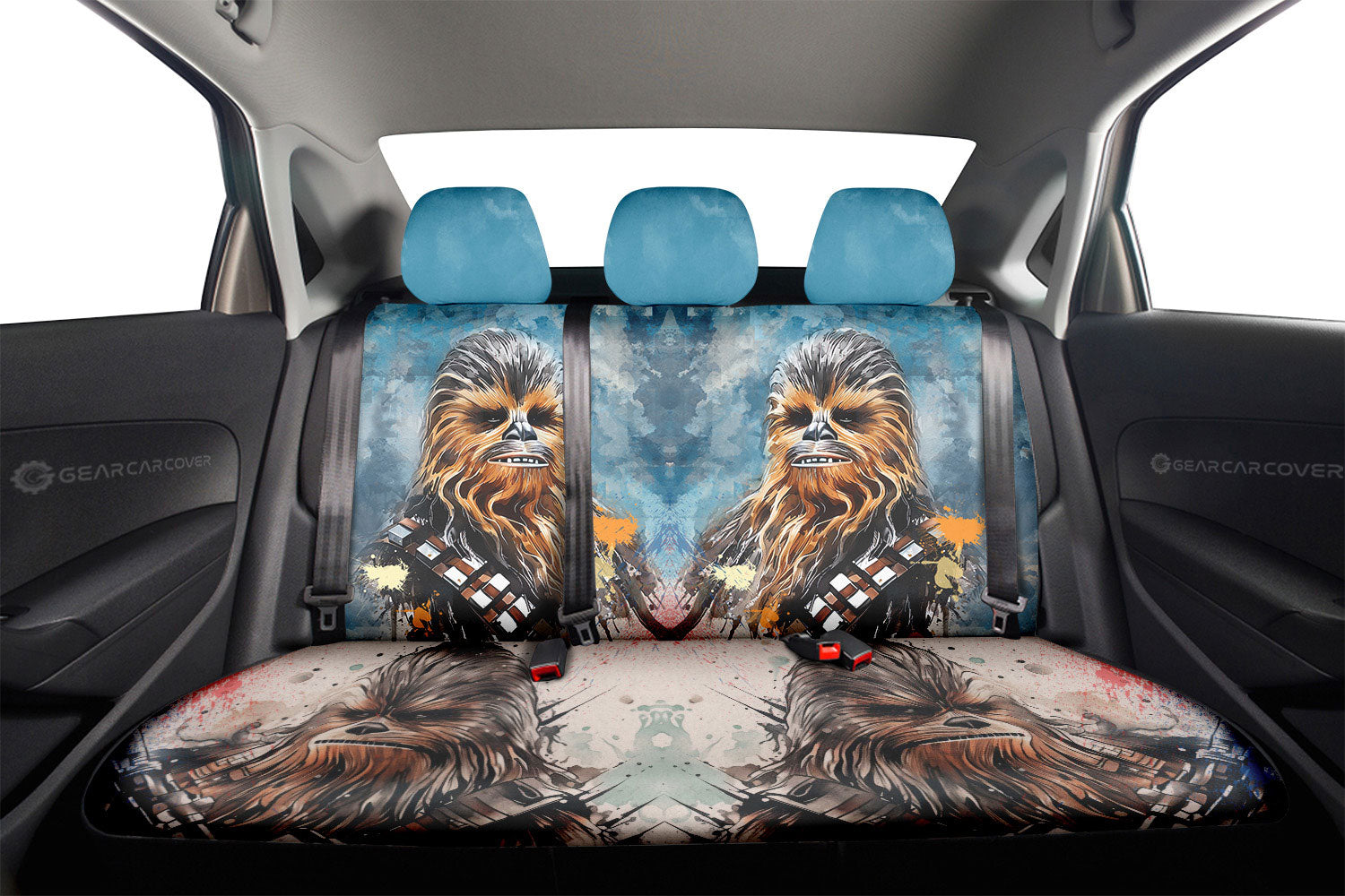 Chewbacca Car Back Seat Covers Collection - Gearcarcover - 2