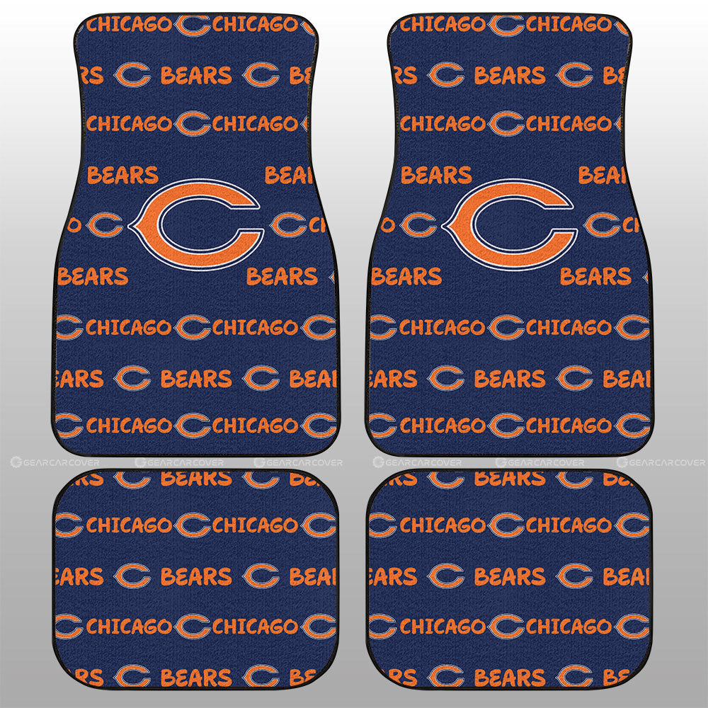 Chicago Bears Car Floor Mats Sporty Team Collection - Gearcarcover - 1