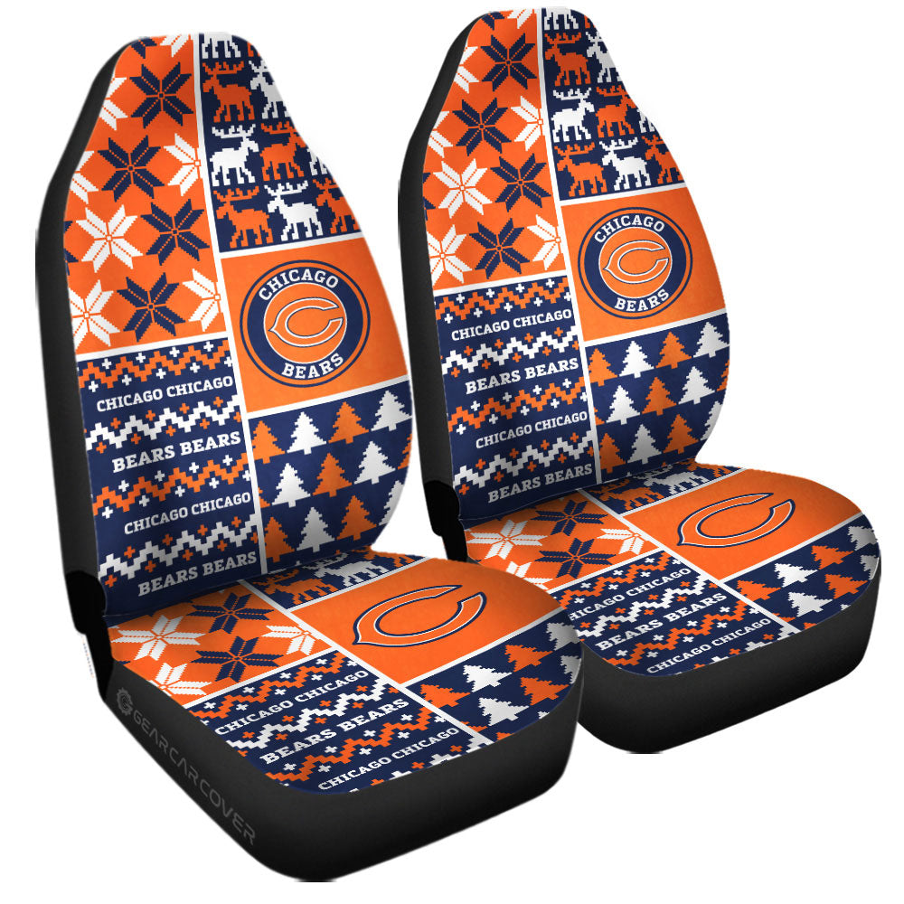 Chicago Bears Car Seat Covers Custom Ugly Style Car Accessories - Gearcarcover - 3
