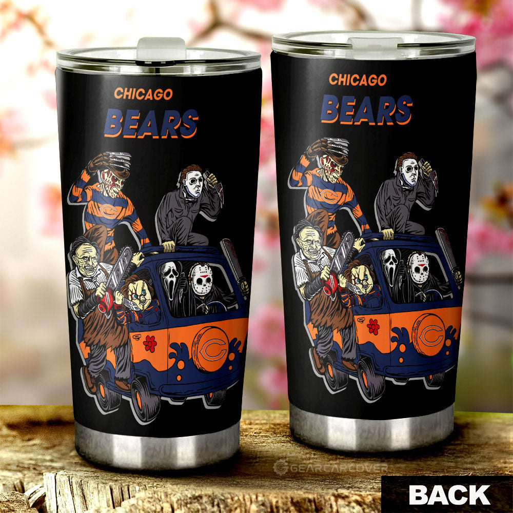 Chicago Bears Tumbler Cup Custom Car Accessories - Gearcarcover - 2
