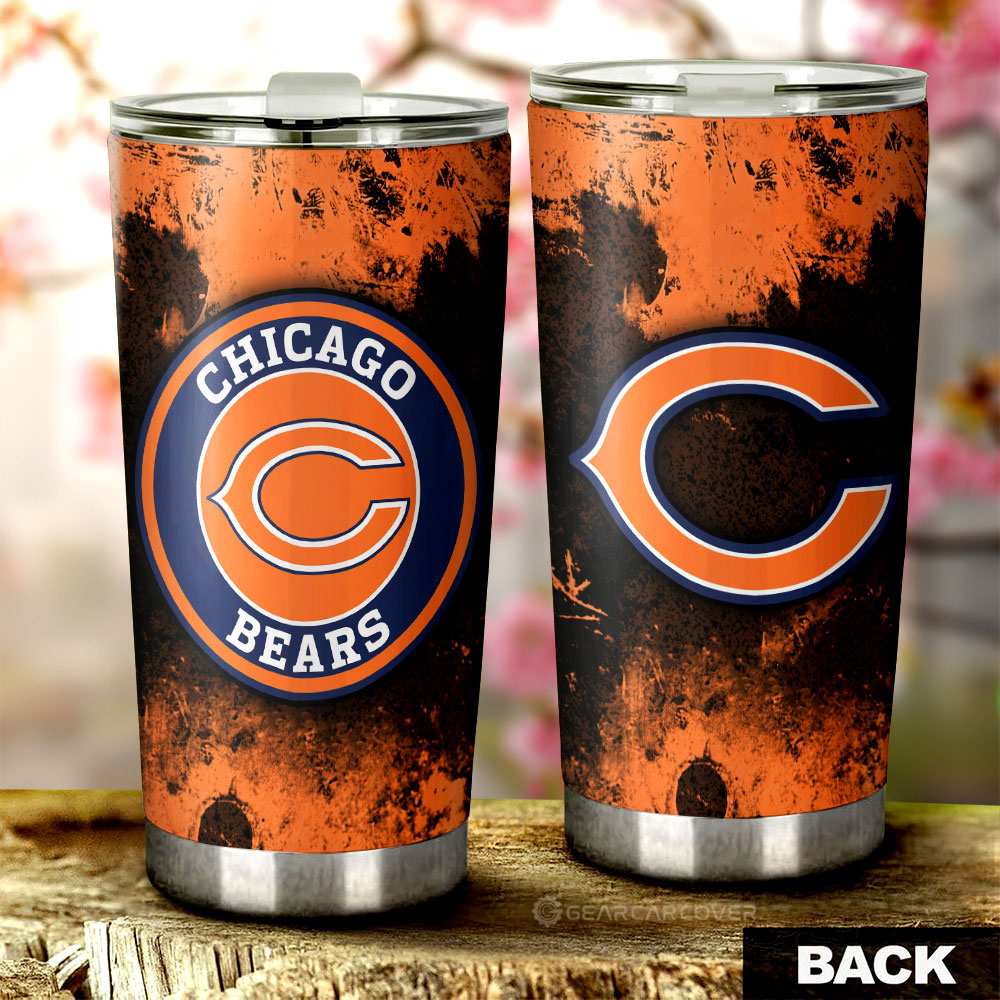 Chicago Bears Tumbler Cup Custom Car Accessories - Gearcarcover - 1
