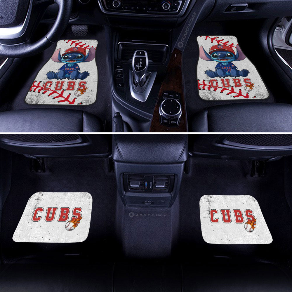 Chicago Cubs Car Floor Mats Stitch Theme Collection - Gearcarcover - 2