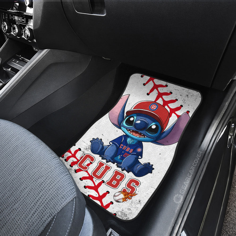 Chicago Cubs Car Floor Mats Stitch Theme Collection - Gearcarcover - 3