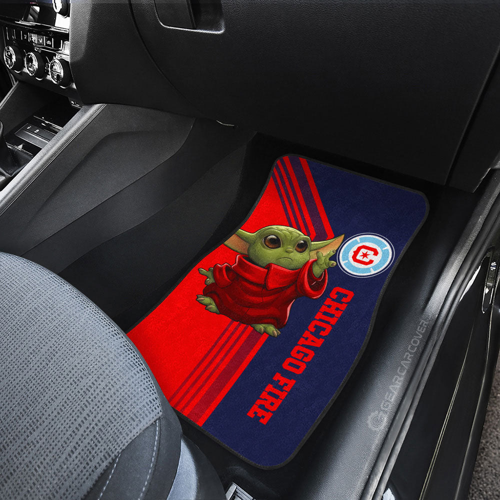 Chicago Fire FC Car Floor Mats Custom Car Accessories - Gearcarcover - 3
