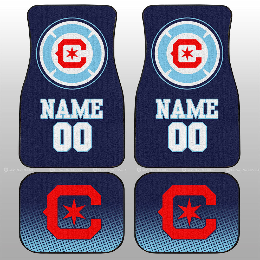 Chicago Fire FC Car Floor Mats Sporty Team Collection - Gearcarcover - 1