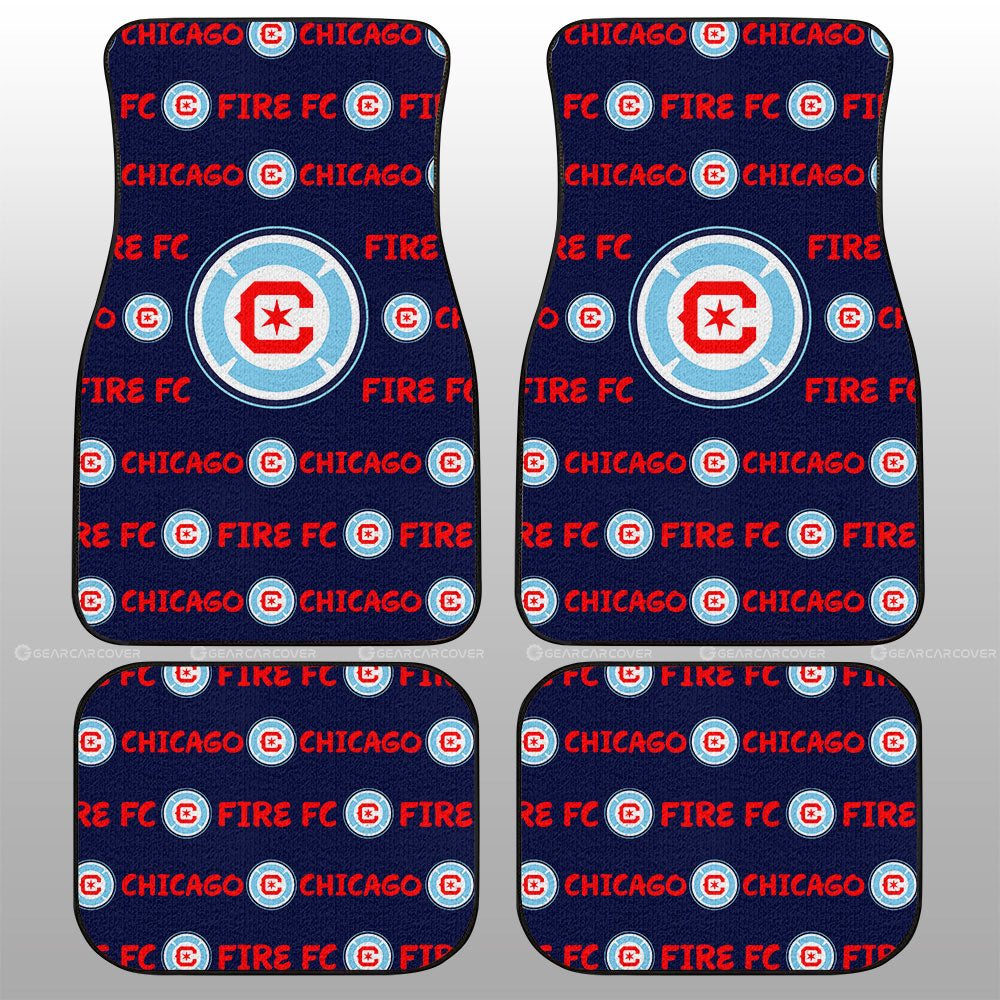 Chicago Fire FC Car Floor Mats Sporty Team Collection - Gearcarcover - 1