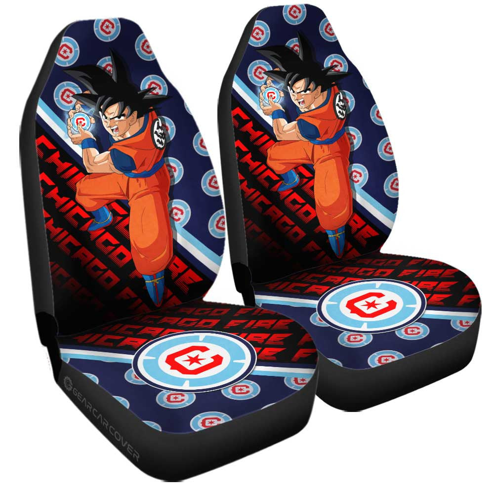Chicago Fire FC Car Seat Covers Goku Car Accessories For Fans - Gearcarcover - 3