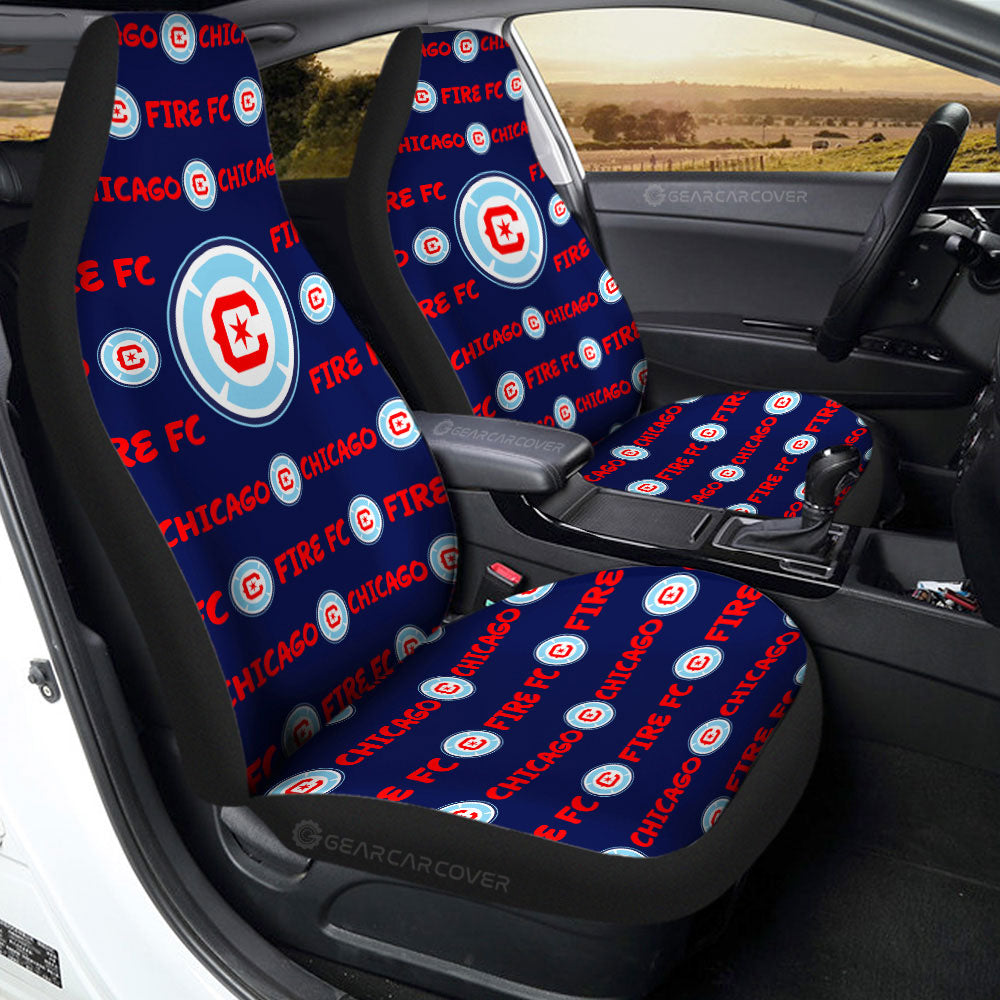 Chicago Fire FC Car Seat Covers Sporty Team Collection - Gearcarcover - 2