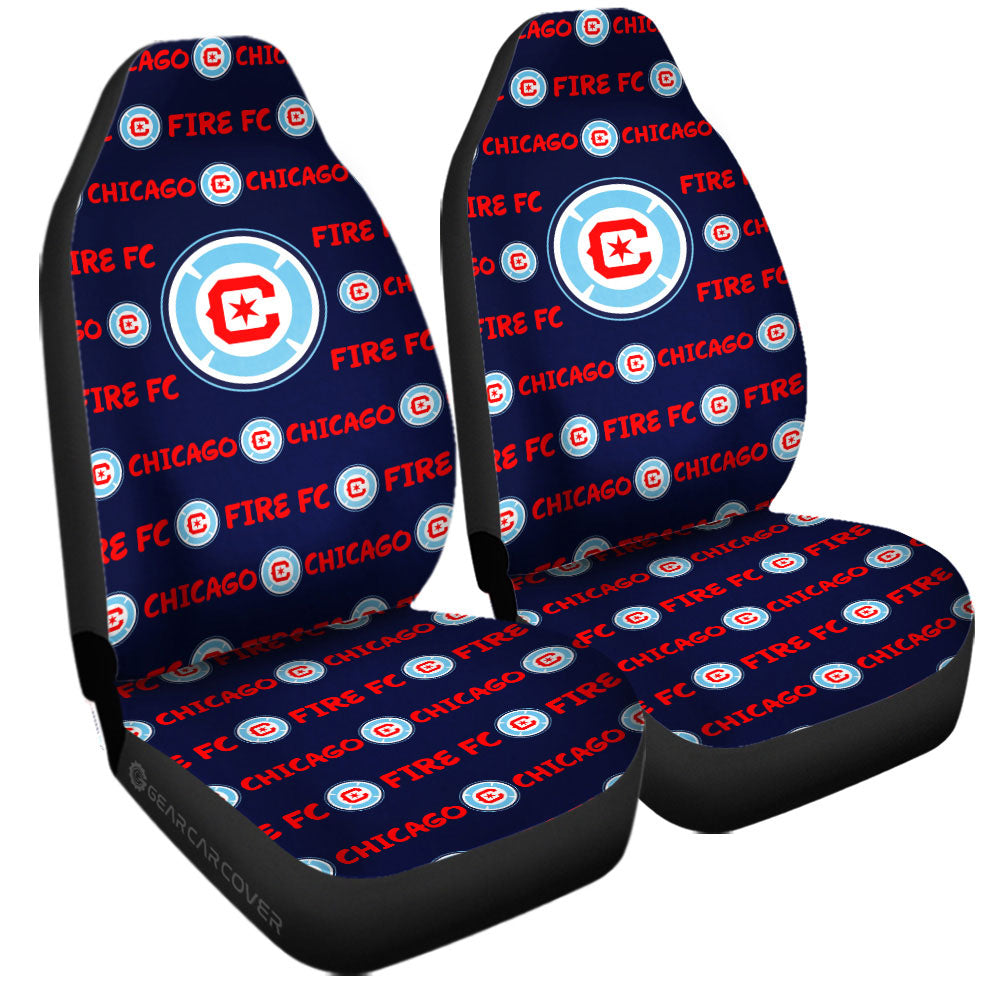 Chicago Fire FC Car Seat Covers Sporty Team Collection - Gearcarcover - 3
