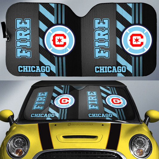 Chicago Fire FC Car Sunshade Custom Car Accessories - Gearcarcover - 1
