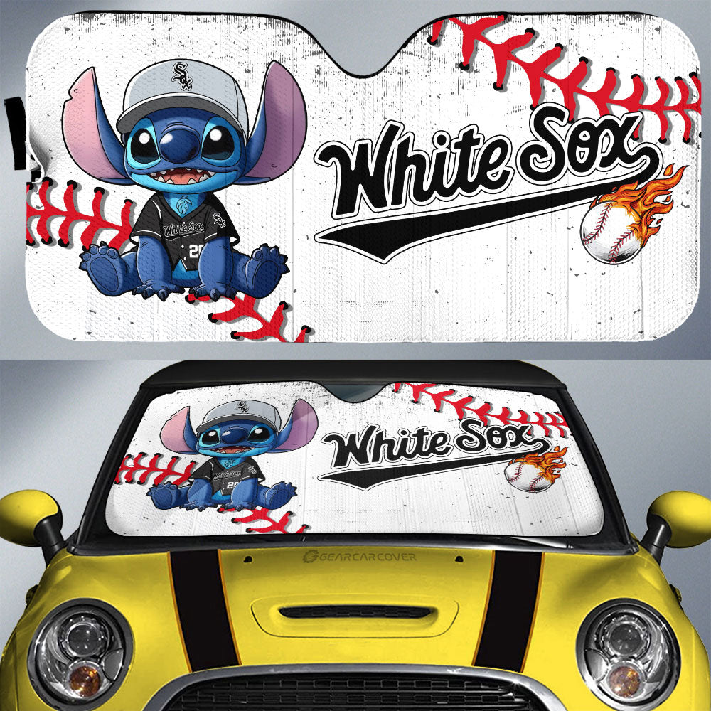 Chicago White Sox Car Sunshade Stitch Theme Collection - Gearcarcover - 1